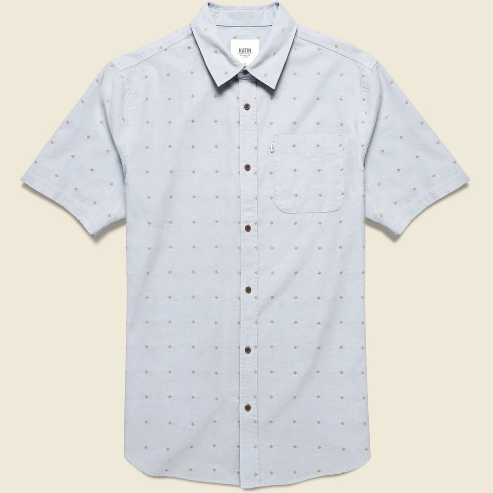 Katin Carver Light Blue Dobby  Button Down Shirt Men’s M